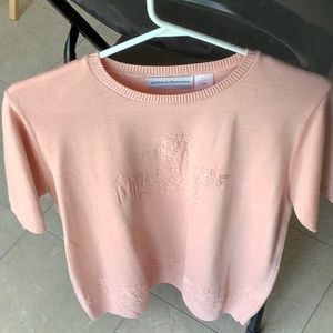 Alfred Dunner short sleeve sweater